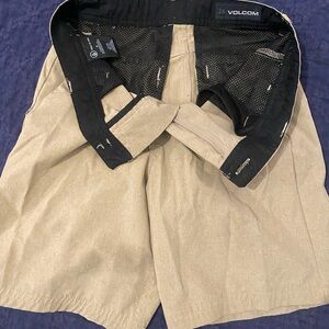 Boys Volcom Beige Casual Shorts- quick dry
